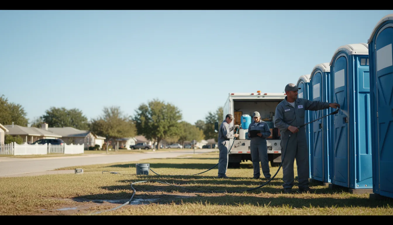 Long-Term Portable Toilet Rental in Brownsboro, AL near me